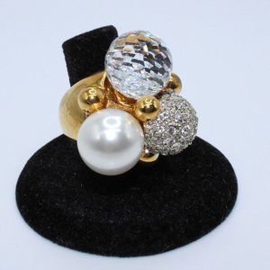 Kenneth Jay Lane Cocktail Statement Ring